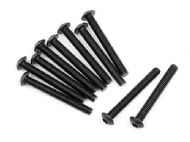 HPI 107895 - BUTTON HEAD SCREW M3X25MM (10PCS) 2.0MM HEX SOCKET